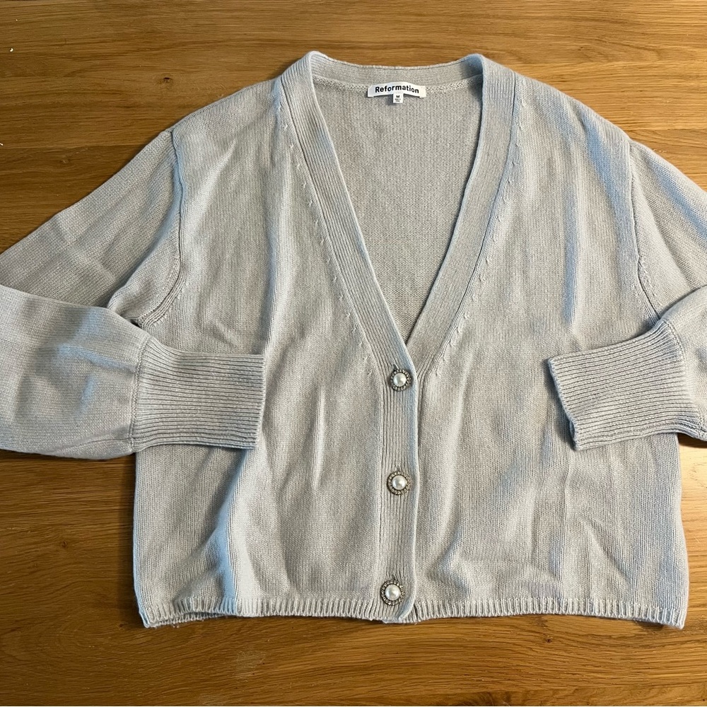 Reformation Cashmere Gemstone Cardigan